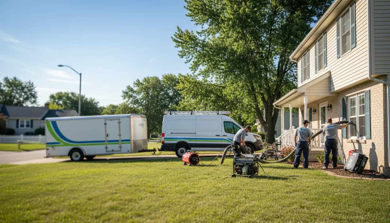 Flooded Basement Restoration And Cleanup With Repair in Gettysburg, OH near me